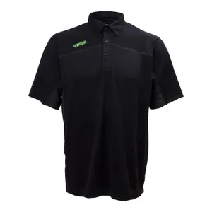 Apache Langley Black & grey Men's Polo shirt Large