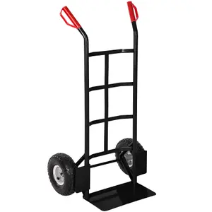 Sack Barrow - heavy-duty, 200 kg load capacity, steel frame - black