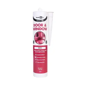 Bond it Frame Mate Door & Window Silicone Sealant White EU3, 310ml