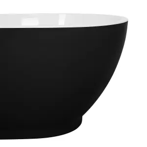 Freestanding Bath 1730 x 820 mm Black and White GUIANA