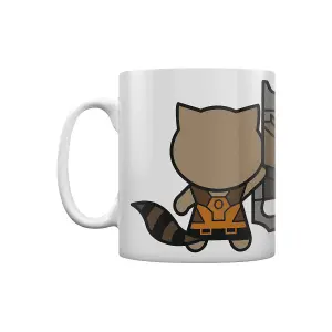 Marvel Kawaii Rocket Raccoon Mug White/Brown (One Size)