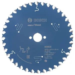 Bosch Professional Circular Saw Blade Expert for Wood - 165 x 20 x 2.6 mm, 36 Teeth