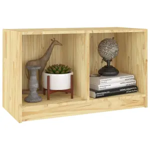 Berkfield TV Cabinet 70x33x42 cm Solid Pinewood