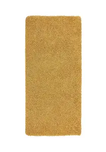 Washable Plain Anti-Slip Modern , Shaggy Rug Easy to clean Dining Room-67cm X 150cm