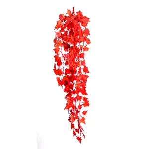 Best Artificial 100cm Autumn English Trailing Ivy Halloween Garland Strings Strands Twines Decoration - TI09