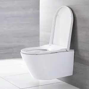 Japanese style wall hung smart toilet bidet