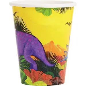 Amscan Goblet On The Theme Of Prehistory Dinosaur Party Cup Multicoloured (One Size)