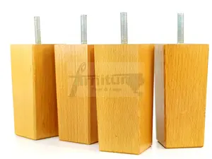 4x REPLACEMENT FURNITURE LEGS SOLID WOOD 110mm HIGH SOFAS CHAIRS SETTEE CABINETS LEGS M10 TSP2055