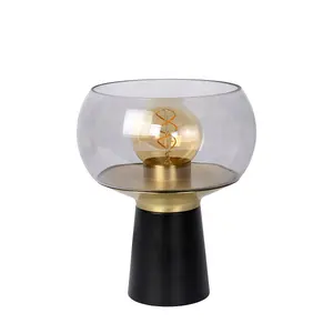 Lucide Farris Retro Table Lamp - 1xE27 - Black