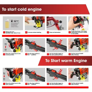 Excel 52cc Petrol 5 in 1 Garden Multi Tool