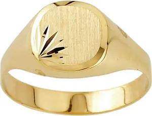 Revere 9Ct Gold Plain Signet Ring - R