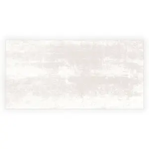 Ceramica Pearl Lustre Pearlescent White Matt Shimmer effect Ceramic Indoor Wall Tile, Pack of 6, (L)600mm (W)300mm