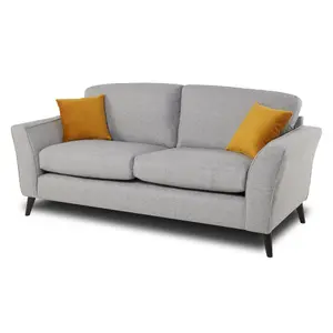 Modern Home Caxton 3 Seater Sofa Silver