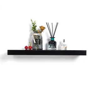 Shelf Depot Gloss Black Floating Shelf (L)900mm (D)235mm