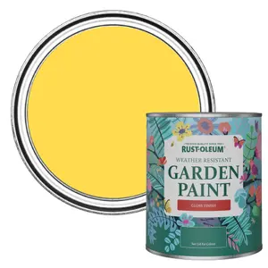 Rust-Oleum Lemon Sorbet Gloss Garden Paint 750ml