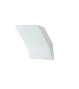 Luminosa Montblanc Paintable Plaster Uplighter Wall Lamp, G9