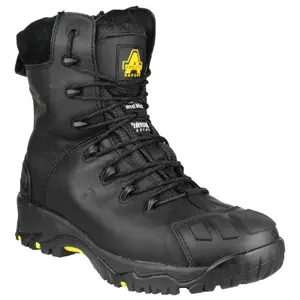 Amblers FS999 Waterproof High Leg Safety Work Boots Black (Sizes 4-14)