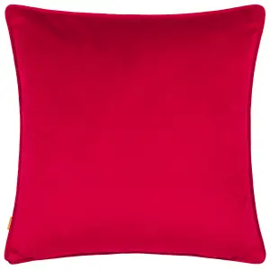 furn. Wild Flower Velvet Polyester Filled Cushion