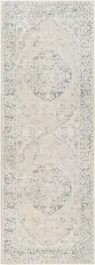 AMAYRA Machine Washable Vintage Runner Rug 80 x 220 cm