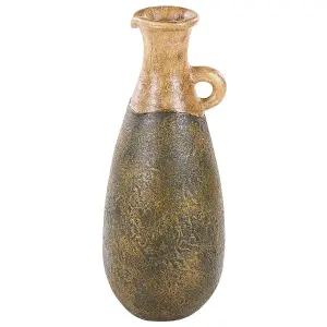 Decorative Vase MARONEJA Ceramic Green