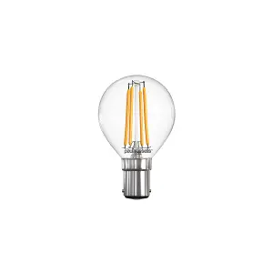 paul russells LED Filament Dimmable Golf Bulb, SBC B15, 4.5W 470 Lumens, 40w Equivalent, 2700K Warm White