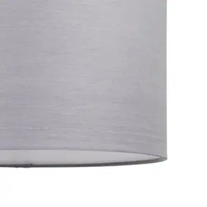 First Choice Lighting Dark Grey 25cm Ceiling Light Shade