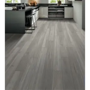 PACK OF 10 (Total 10 Units) - Light Grey Oak 12mm Thick Laminate Flooring (14.8m2 Coverage)