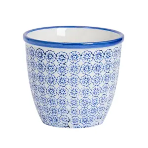 Nicola Spring - Hand-Printed Plant Pot - 14cm