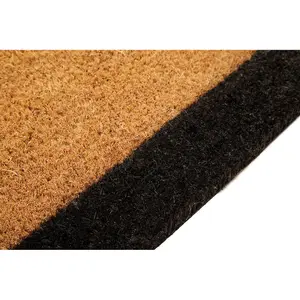 Interiors by Premier Black Border Extra Large Doormat