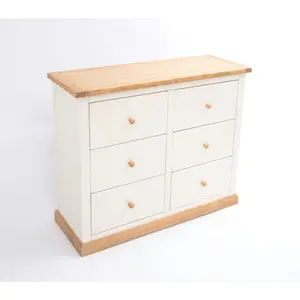 Trevi 6 Drawer Chest of Drawers Wood Knob