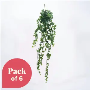 Blooming Artificial - 130cm / 4.25ft Green Artificial Ivy Foliage Multi-Pack