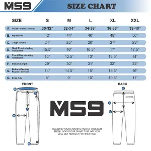 MS9 Mens Painters Fleece Decorators Combat Cargo Work Trousers Pants Joggers H10, White - L