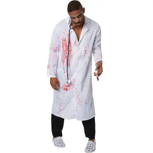 Scary Doctor - Halloween fancy dress costume for men - black/white XXL