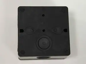 High-Quality IP66 Junction Box - Black 81 x 81mm with 8 Weatherproof Inlets