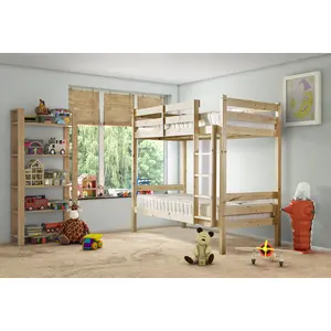 Chatham Heavy Duty Solid Pine Bunk Bed Short-Single (90cm by 160cm)