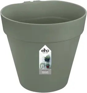 Elho Loft Urban Green Wall Single 15cm Plastic Plant Pot in Pistachio Green