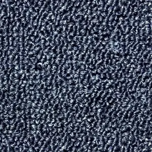 Blue Carpet Tiles  For Contract, Office, Shop, Home, 3mm Tufted Loop Pile, 5m² 20 Tiles Per Box