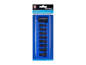 BlueSpot Tools 1/2in Impact TORX Bit Set, 9 Piece