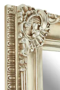 Interiors by Premier Marseille Champagne Bead And Reel Wall Mirror