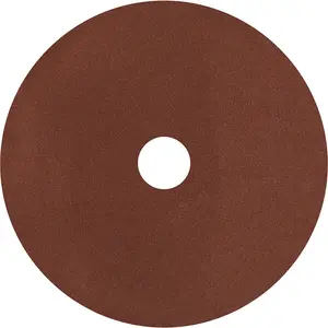 25 Pack of 100mm Fibre Backed Sanding Discs - 80 Grit Aluminium Oxide for Wood and Metal