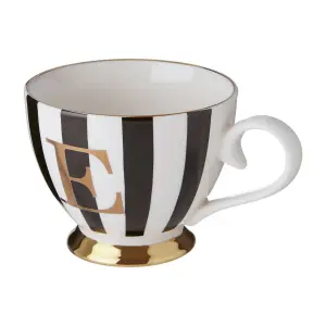 Maison by Premier Mimo Duchess E Letter Monogram Mug