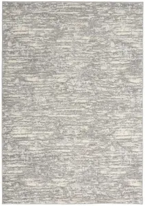 Grey Beige Abstract Modern Jute Backing Rug for Living Room Bedroom and Dining Room-160cm X 221cm