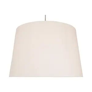 First Choice Lighting Set of 2 Linen Natural Linen 40cm Lightshade for Pendants or Lamps