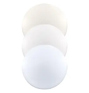 Phoebe LED Bulkhead 12W Savoca CCT Microwave Sensor Tri-Colour CCT Diffused White