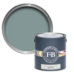 Farrow & Ball Dead Flat Mixed Colour 85 Oval Room Blue 750ml