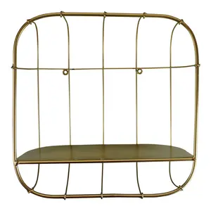 Ordway Square Metal Accent Shelf