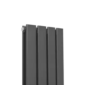 Designer Flat Radiator - 1600 x 280mm - Anthracite