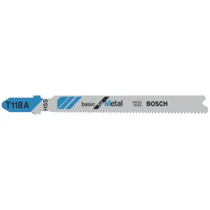 Bosch Professional Jigsaw Blade T118A Basic for Metal