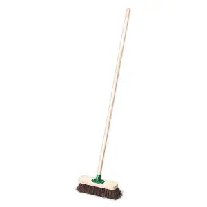 Sealey Broom 12"(300mm) Stiff/Hard Bristle BM12H