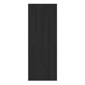 GoodHome Verbena Matt charcoal shaker Standard End panel (H)960mm (W)360mm